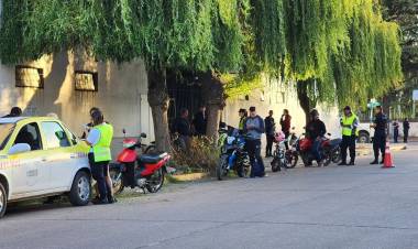 Se realizaron operativos de control en distintos puntos de la ciudad