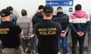 9 fueron los detenidos en los allanamientos por drogas realizados ayer