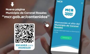 El Municipio de Coronel Rosales informa sobre su nuevo sitio web