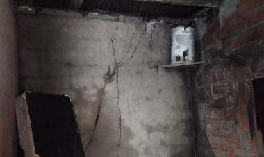 Se pide colaboración para una familia que tuvo pérdidas en el incendio de su vivienda