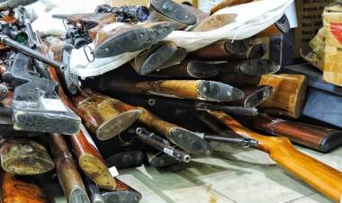 Se realizó un nuevo proceso de destrucción de armas secuestradas