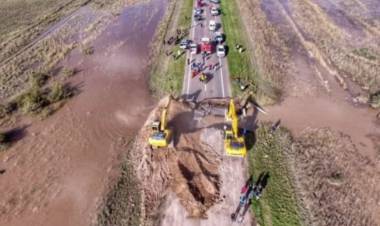 Continúa el corte total en dos rutas nacionales cercanas a Bahía Blanca