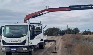 La Cooperativa Eléctrica de Punta Alta realizó trabajos de mejoras en la zona rural Pehuen Co