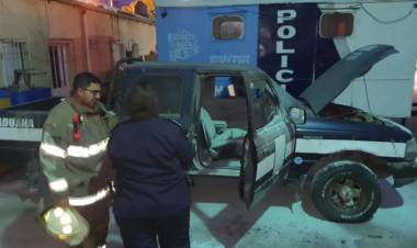 Bomberos Voluntarios sofocaron un incendio en el corralón municipal de Murature al 500
