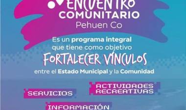 El Municipio de Coronel Rosales realizará un Encuentro Comunitario en Pehuen Co