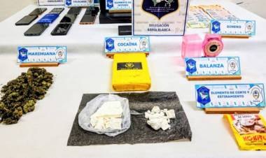 Allanamiento en Punta Alta: cómo llegaron a secuestrar un ladrillo de cocaína