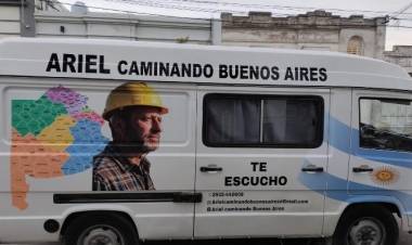 El Puntaltense Ariel Cociancich inicia una recorrida provincial para relevar problemáticas sociales