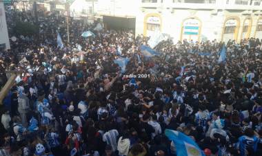 Así se festejó en Punta Alta el épico triunfo de Argentina ante Egipto