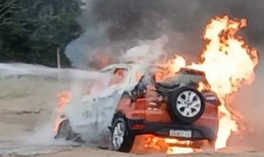 Pérdidas totales en el incendio de un vehículo