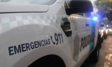 Dos motos fueron protagonistas de un accidente de tránsito en la esquina de Alvear y Chacabuco