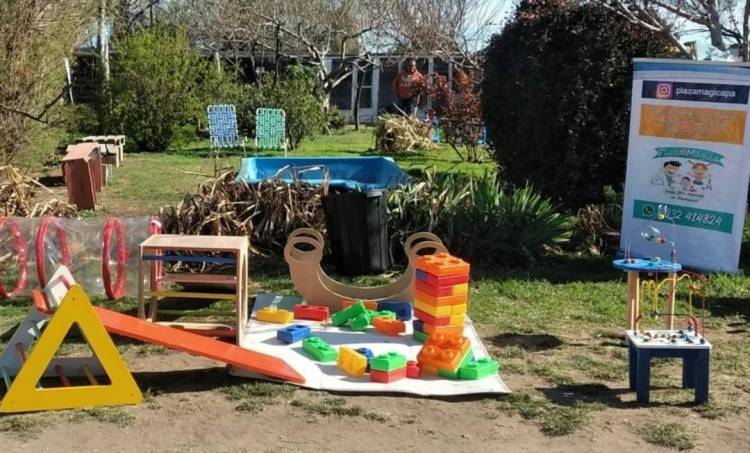 Plaza Mágica, juegos libres para infancias inspirados en Montessori