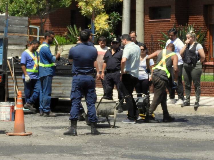 El Municipio de Coronel Rosales refuerza los trabajos de bacheo