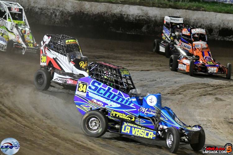 Midget: Pilotos rosaleños corrieron la segunda fecha del Estival 2022/23