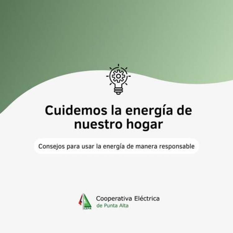 Consejos de la Cooperativa Eléctrica para el uso de la energía de manera responsable