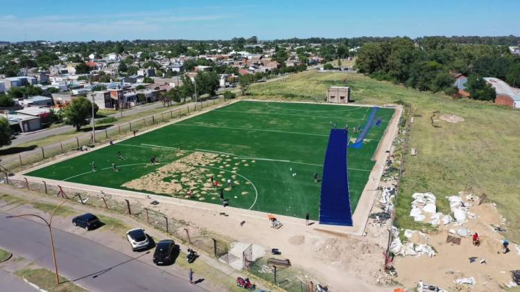 El Hockey del Club Sporting hace realidad el sueño de una cancha de sintético