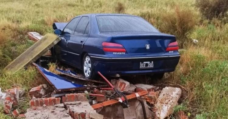 Debido a un choque en la ruta vieja a Punta Alta algunos barrios se quedaron sin luz