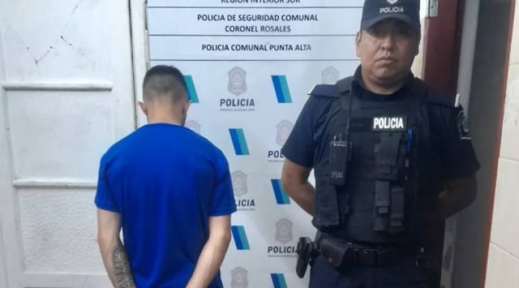 Detuvieron en Punta Alta a un hombre con una moto denunciada como robada en Bahía Blanca