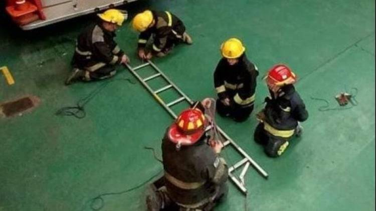 Bomberos Voluntarios de Punta Alta realizan capacitaciones