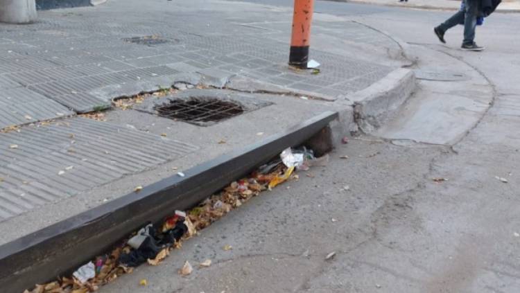Desde Bien Común piden que limpien y arreglen los desagües para evitar inundaciones