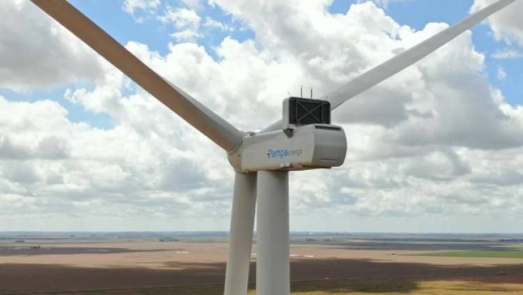 Pampa Energía habilitó comercialmente la totalidad de su 5° parque eólico en Coronel Rosales