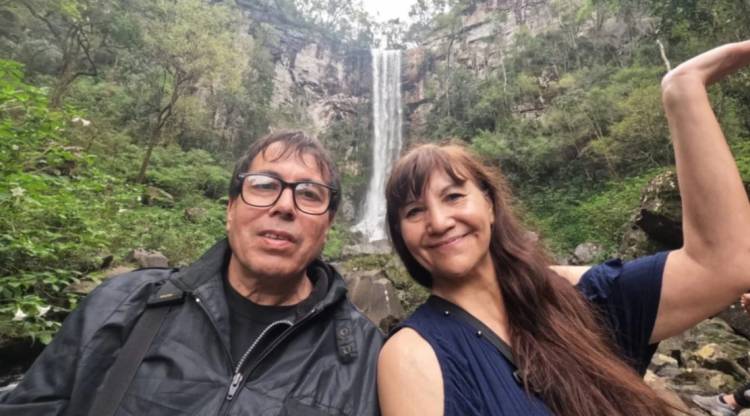 Los puntaltenses Lucy y Marcelo Zentner disfrutan de sus viajes sin rumbo por el país