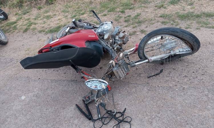 Es grave el estado de la motociclista accidentada a la salida de la Base Espora en ruta 229