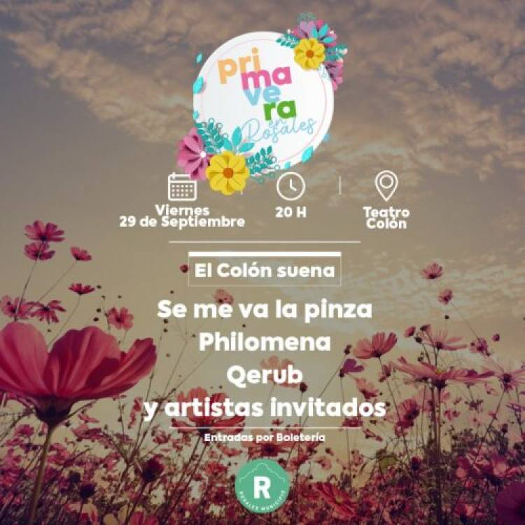 Este viernes, en el Teatro Colón continúan los festejos del Municipio por la Primavera