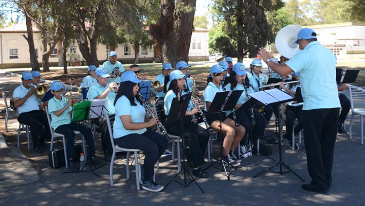Se realizó un concierto de música en el Hospital Naval Puerto Belgrano