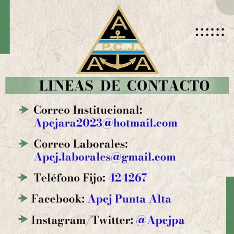 APCJ informa a sus afiliados las actividades de fin de año