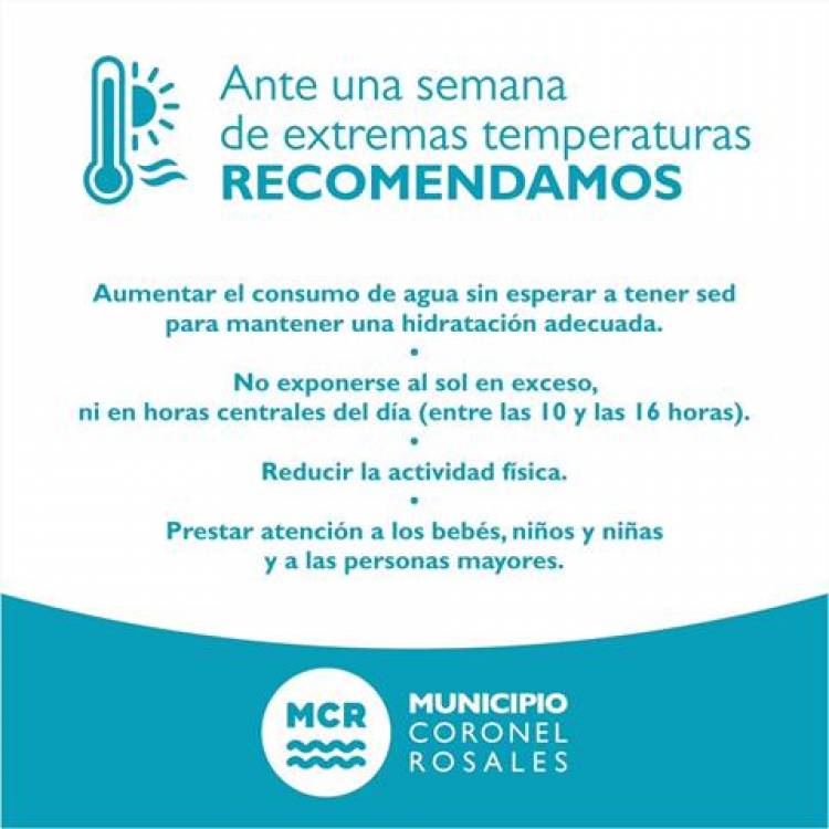 Recomendaciones a tener en cuenta por la ola de calor que azota al distrito
