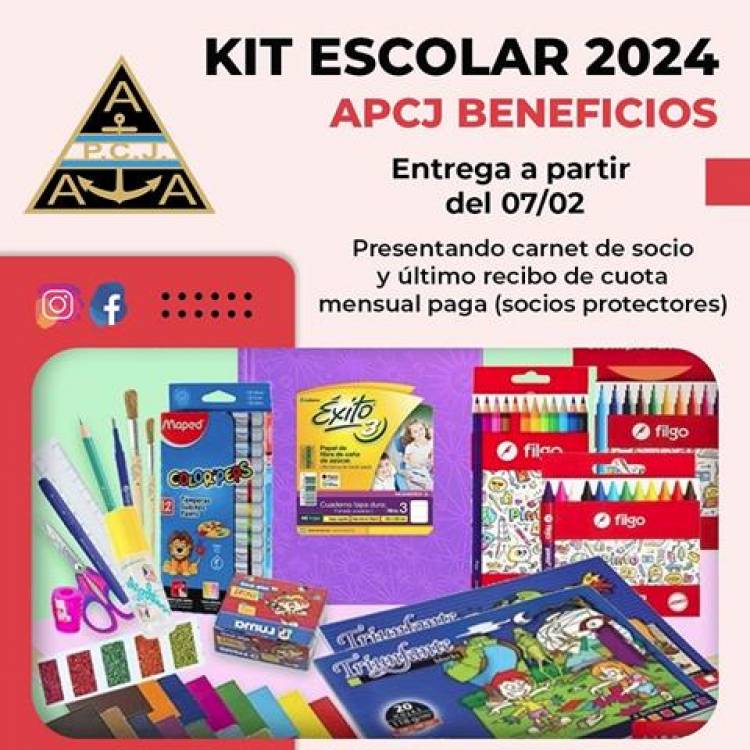 APCJ entregará Kits Escolares a sus afiliados