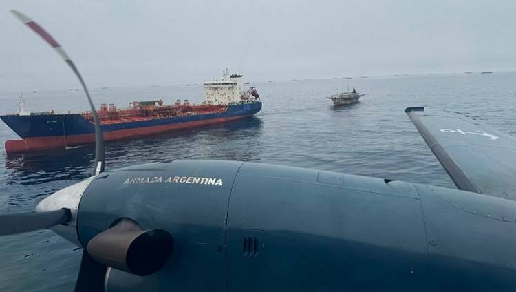 La Armada Argentina realizó operaciones de Vigilancia y Control de los Espacios Marítimos