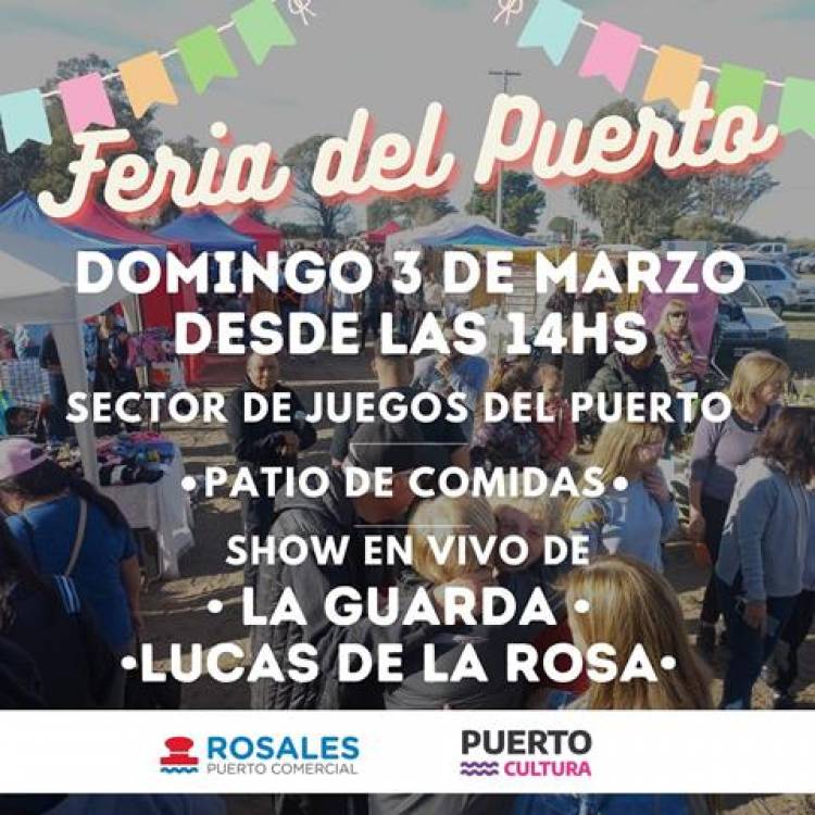 Este domingo se realizará la Feria del Puerto en Arroyo Pareja