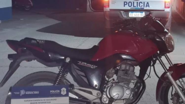 Encontraron en Punta Alta otra moto robada en Bahía Blanca