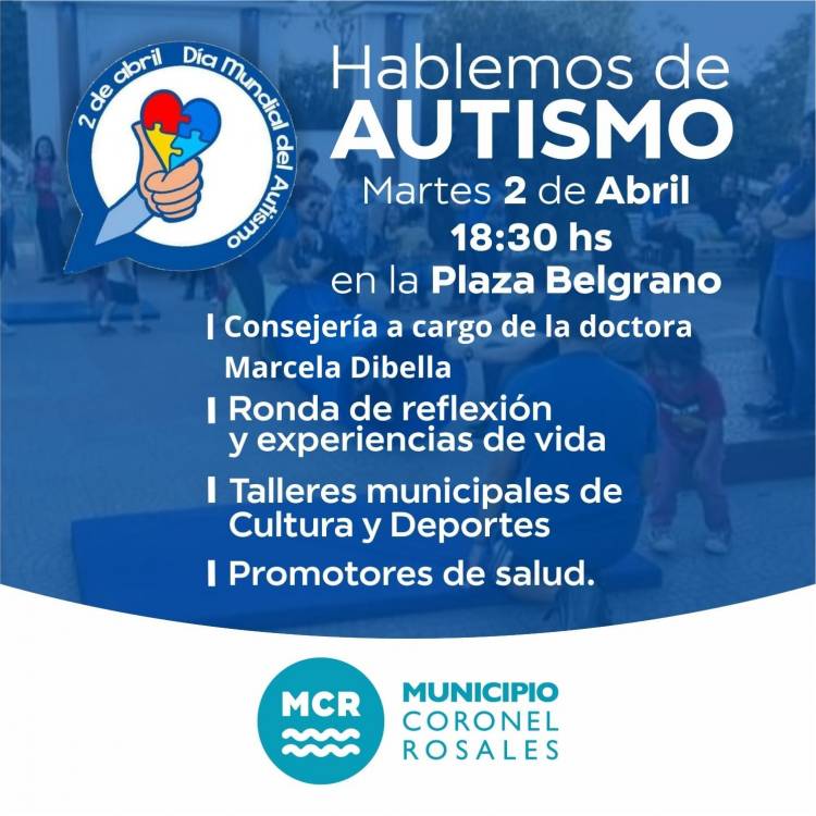 Se realizará una jornada por el día de la Concientización del Autismo