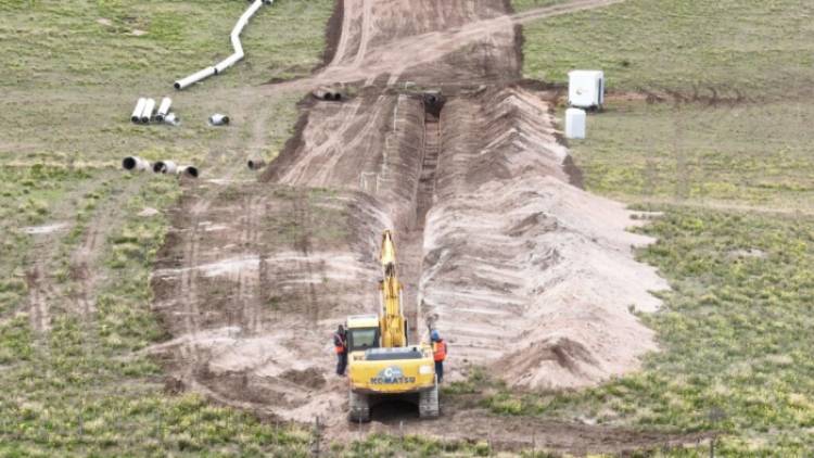 Avanza la obra en el Dique Paso de las Piedras - Planta Grünbein