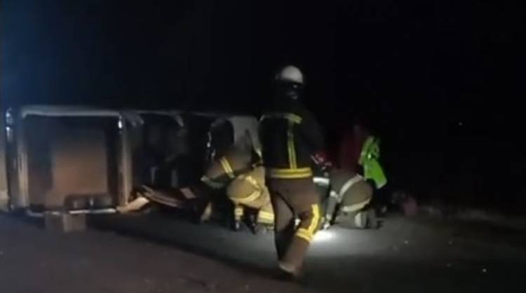 Cuatro personas heridas tras un vuelco en la ruta 113 camino a Pehuen Co