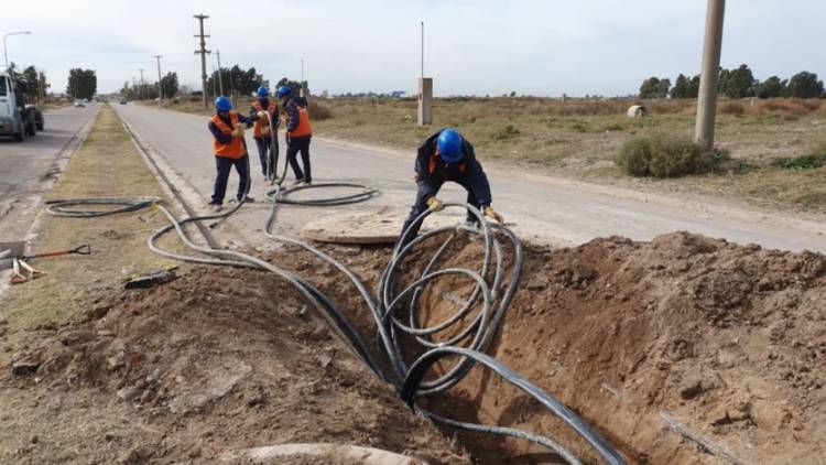 Se realizará un corte de calles por la obra de tendido eléctrico en un sector de la ciudad