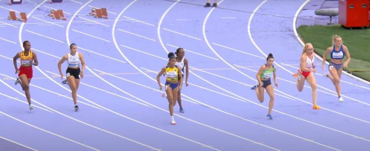La Atleta Rosaleña Candela Cerrudo hizo su presentación en los Juegos Paralímpicos París 2024
