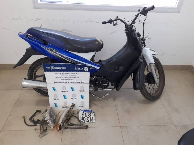 Se encontraron dos motos que habían sido denunciadas como robadas