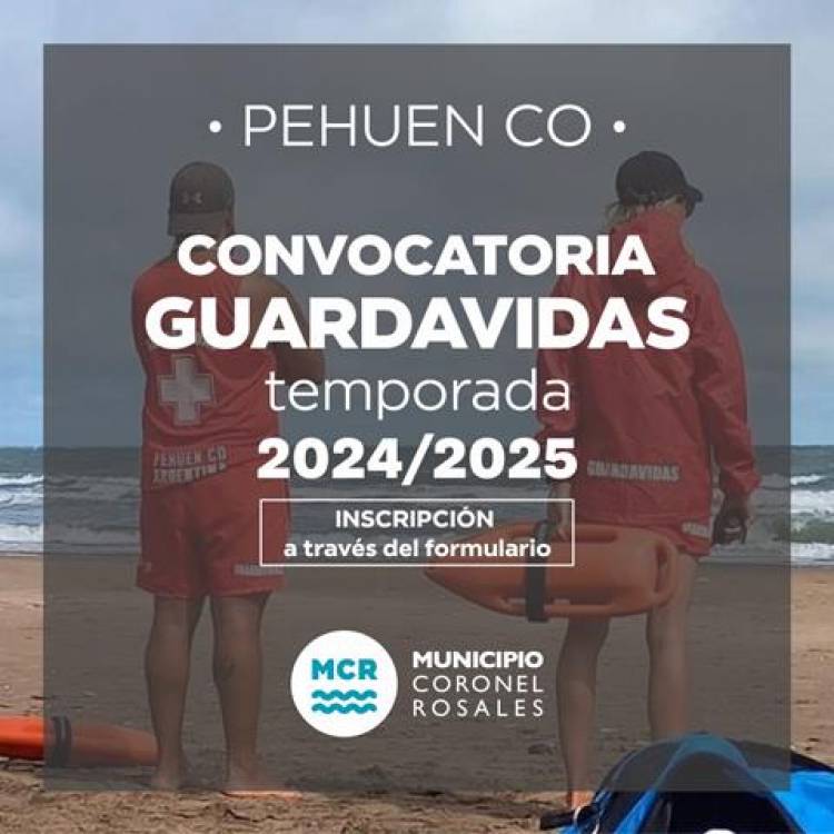 Se lanzó la convocatoria de Guardavidas en Pehuen Co