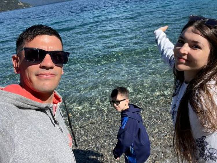 Un militar puntaltense salvó la vida de dos niños en la playa Las Perdices