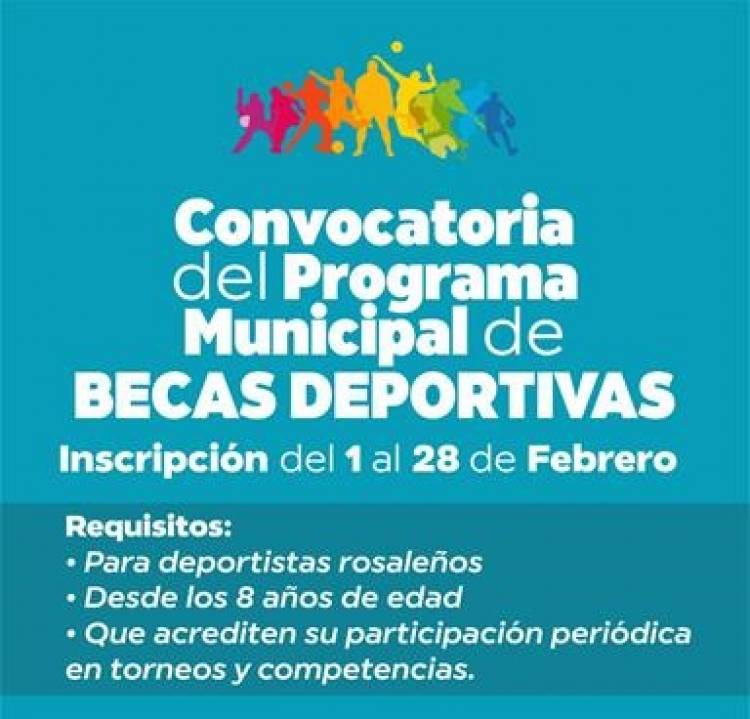 Comenzó la inscripción al Programa Municipal de Becas Deportivas 2025