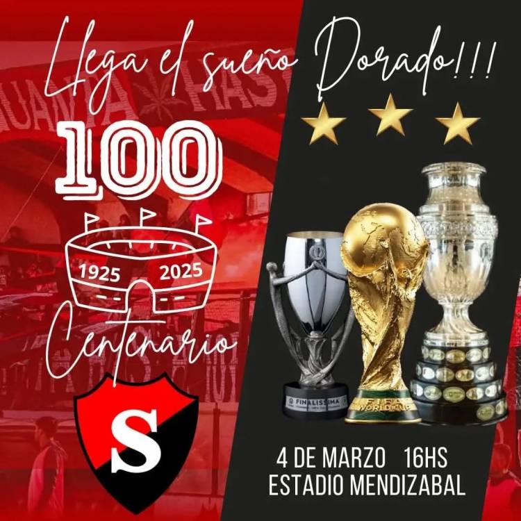 El Club Sporting prepara los festejos de su centenario: actos, cena y la Copa del Mundo