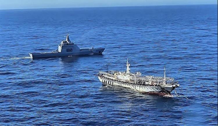 La Armada Argentina participó de una nueva operación de control y vigilancia del Mar Argentino
