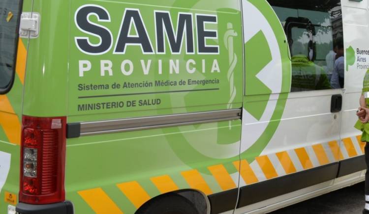 Un motociclista debió ser trasladado al hospital tras un accidente de tránsito