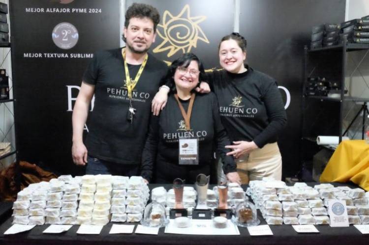 Triple podio para Alfajores Pehuen Co en el Mundial del Alfajor